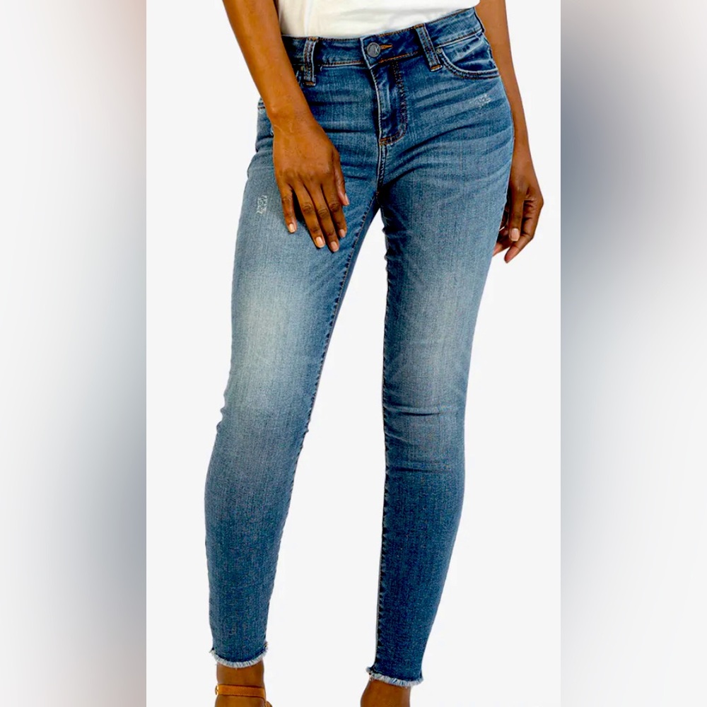 KUT Connie Slim Fit Ankle Skinny (Guileless Wash) size 2!